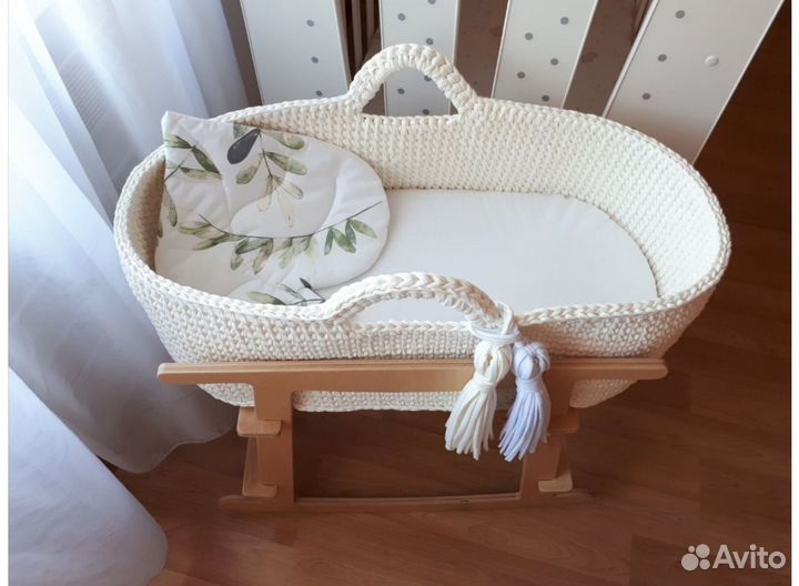 Детская люлька колыбель для новорожденного