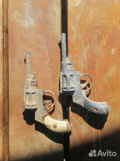 Игрушка СССР Пистолет металл