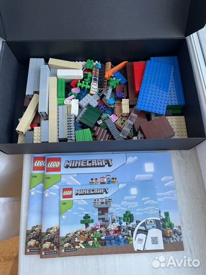 Lego Minecraft 21161, 21164, 21140