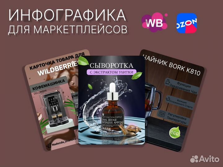 Дизайнер инфографики для маркетплейс