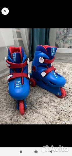 Ролики детс трёхколёс. axelo раздвиж. 26-28 р б/у