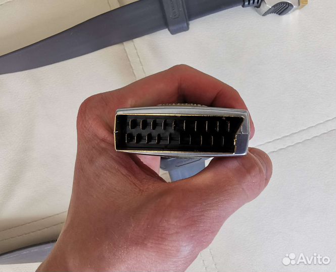 Кабель luxmann 1m scart-scart