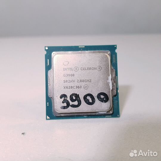 Процессор intel celeron G3900