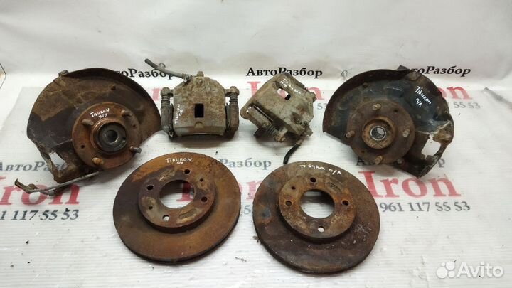 Суппорт передний правый Tiburon RD Тибурон Hyundai