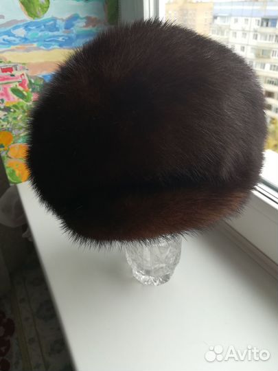 Шапка норковая женская размер 56-58