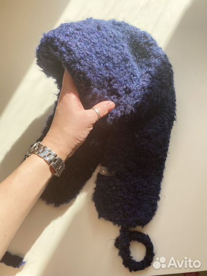 Шапка ушанка из букле