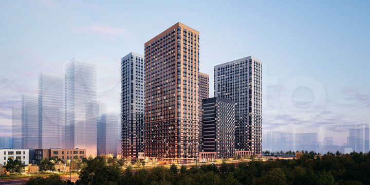 2-к. квартира, 58,6 м², 31/33 эт.