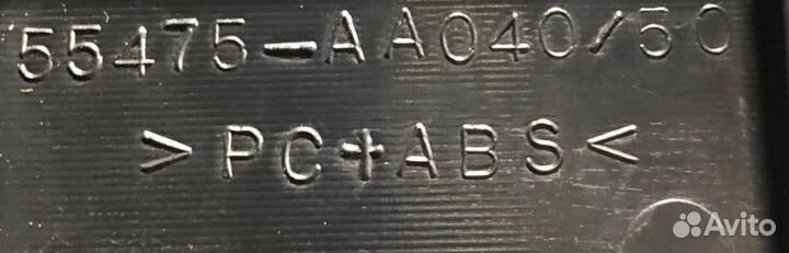 Накладка декоративная Toyota Solara (XV30) II (200