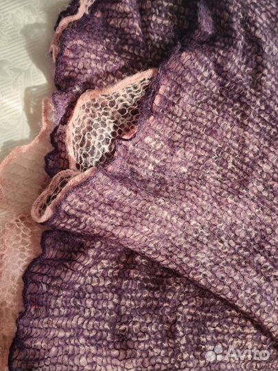 Снуд манишка шерстяной шарф труба