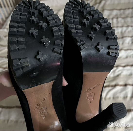 Сапоги ботфорты corsocomo 38 замша