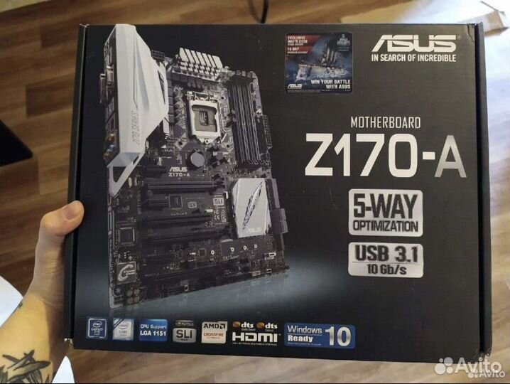 Материнская плата с процессором i5 6600k