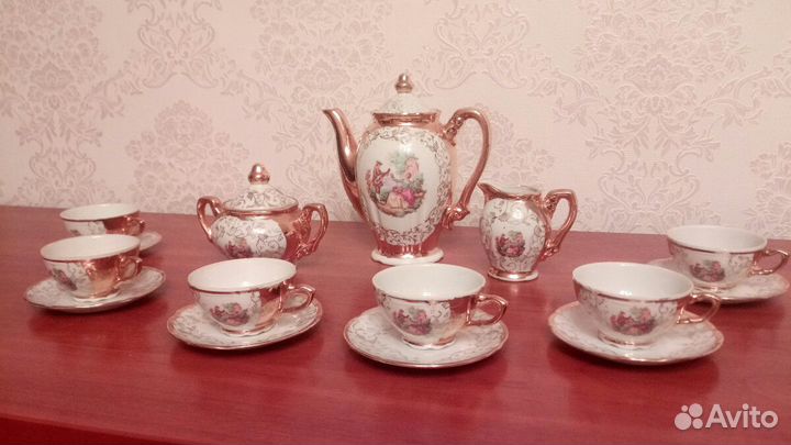 Винтажный кофейный сервиз Bavaria