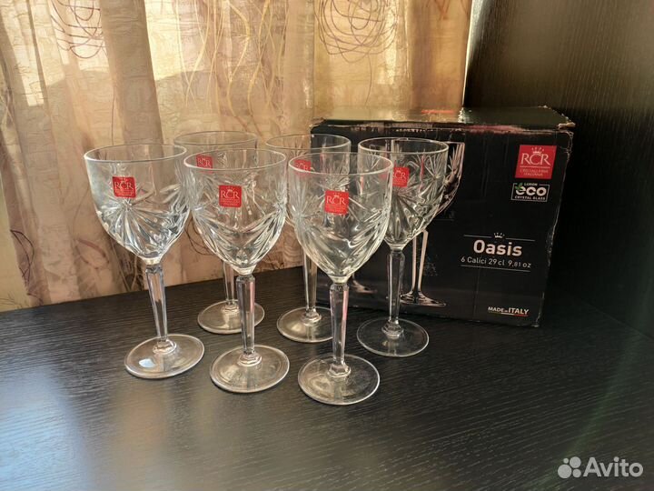 Новый Набор Бокалов RSR Oasis 290 мл (6 штук)