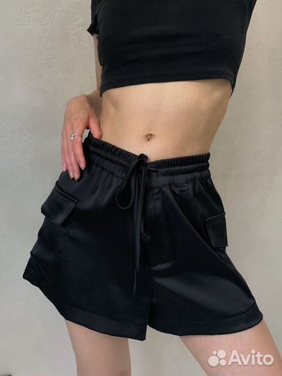 Чёрные шорты Zara S