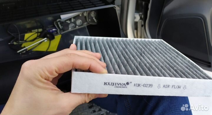 Замена салон. фильтра Hyundai Sonata 2017-2019