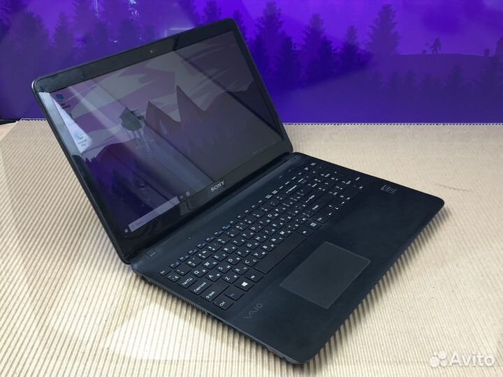 Тонкий Sony Vaio/Intel/6Gb/SSD/Батарея 5ч