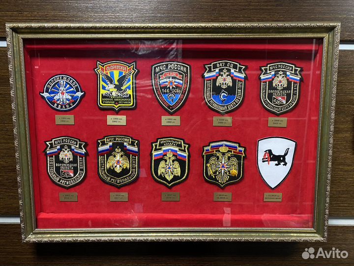 Изготовление наградных панно под медали, шевроны