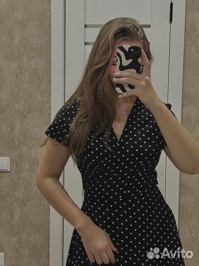 Платье в горох