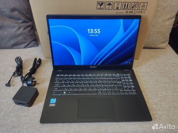 MSI Modern 15, 1135G4, 8GB DDR4, SSD 256, гарантия