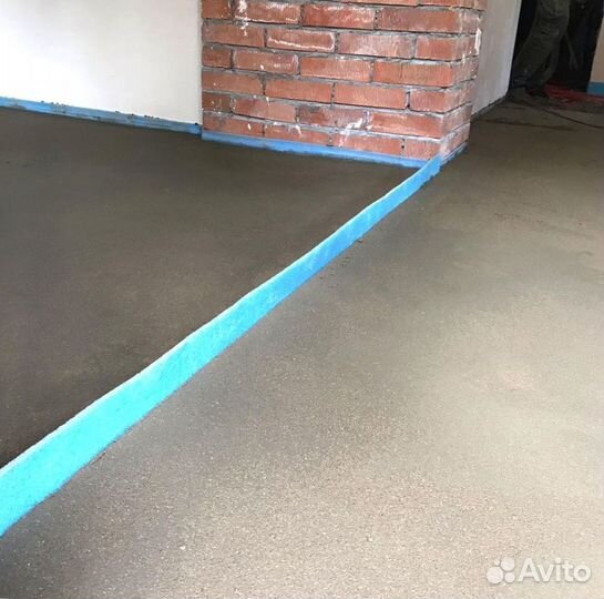 Стяжка пола ровный пол за день