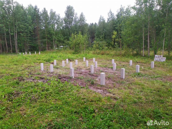 Свайный фундамент под ключ.Фундамент на жб сваях