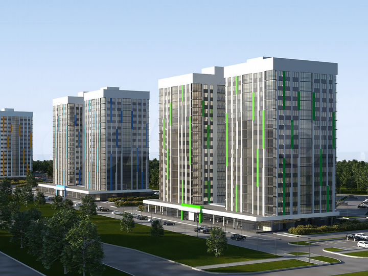 3-к. квартира, 79,3 м², 4/16 эт.