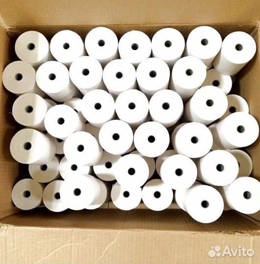 Чековая лента шириной 57 мм и 80 мм оптом и в розн