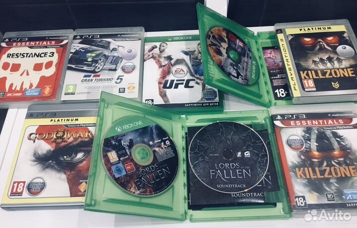 Лицензионные диски PS 3 и Хbox One