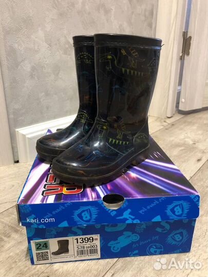 Резиновые сапоги детские