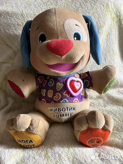 Умный щенок fisher price (Англ/рус)