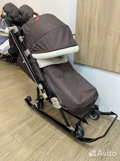 Санки коляска ника 7 8k