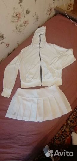 Женский костюм для тенниса олимпийка и юбка-шорты