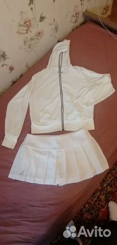 Женский костюм для тенниса олимпийка и юбка-шорты