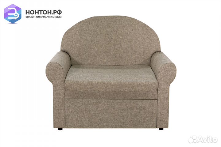 Кресло выкатное Новь-1 темно-бежевое