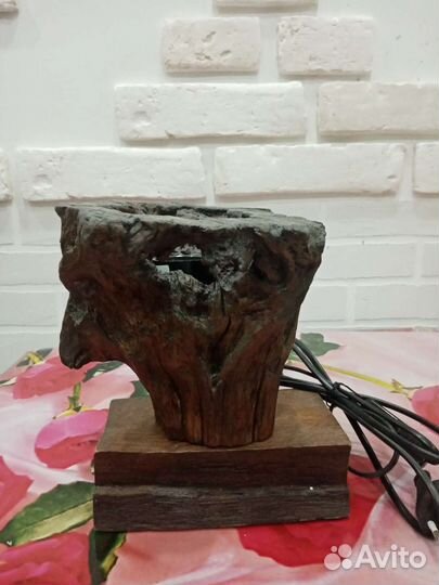 Ночник светильник из дерева