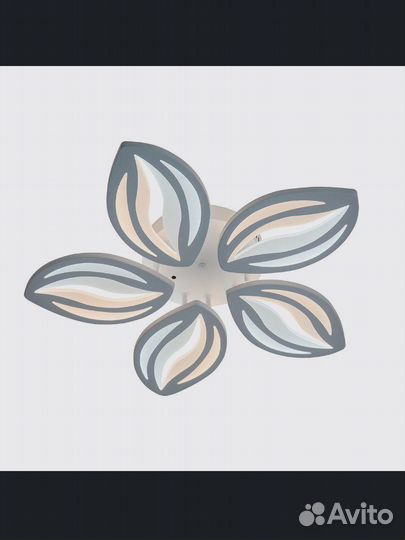 Люстра потолочная светодиодная с пультом