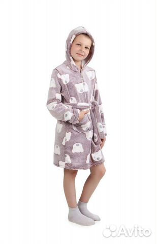 Банный халат для девочки