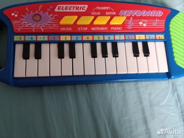 Детский синтезатор пианино