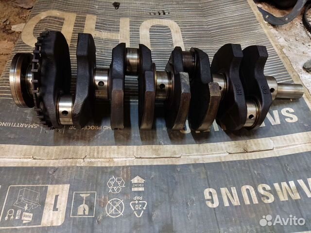 Коленвал на mitsubishi 4d56