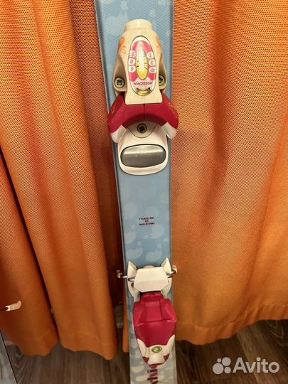 Горные лыжи+ботинки 100 см