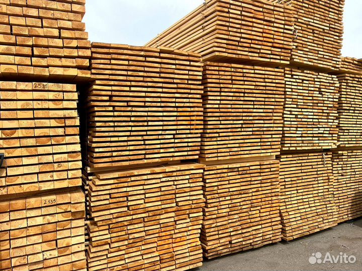 Доска обрезная 25х150х6000мм с доставкой