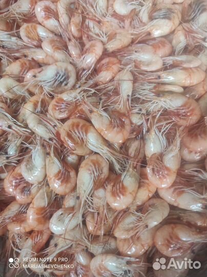 Вареные креветки