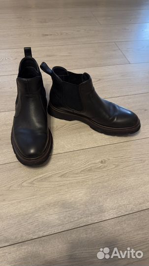 Ботинки челси мужские кожаные