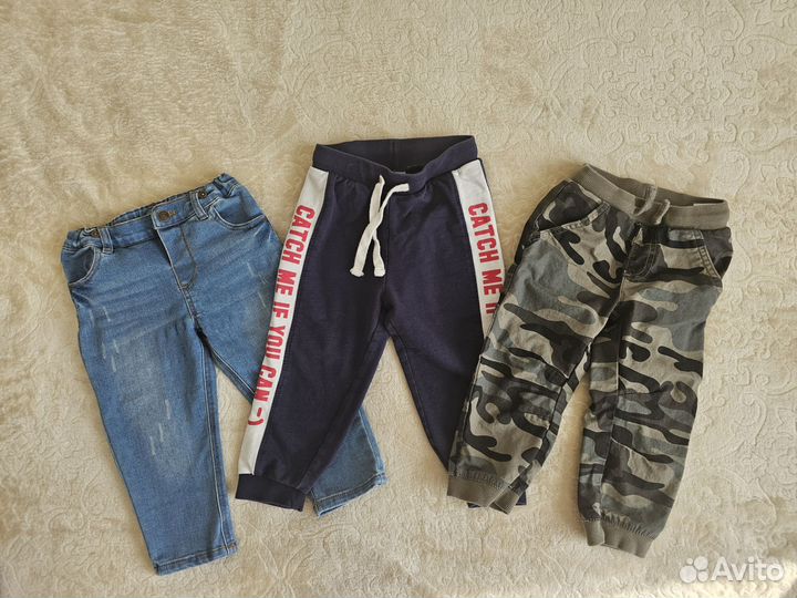 Большой пакет вещей для мальчика 92 размер