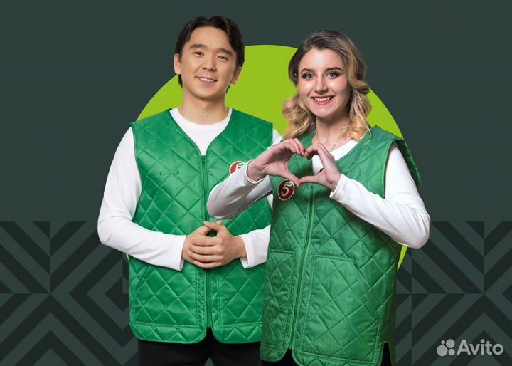 Продавец в продуктовый магазин