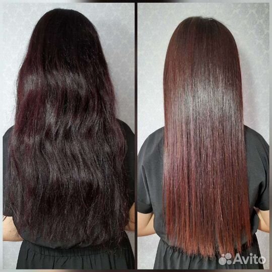 Кератиновое выпрямление и Ботокс волос