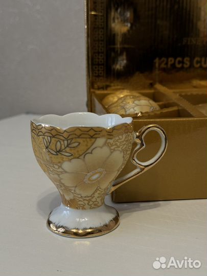 Чайно кофейный сервиз фарфор Fine Porcelain