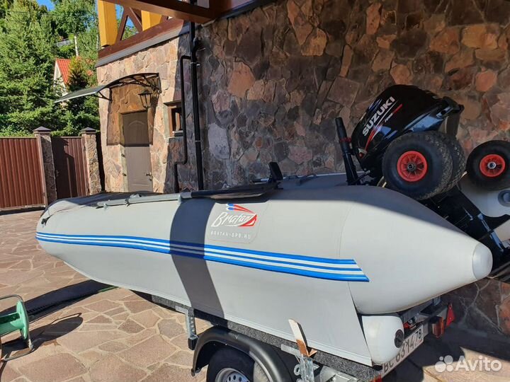 Моторная лодка пвх Братан 430К с мотором Suzuki