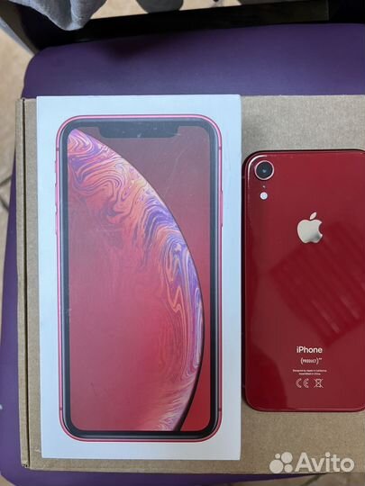 Телефон iPhone xr RED 128Gb