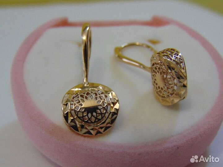 Золотые серьги
